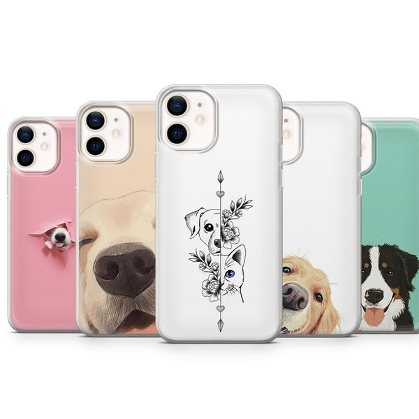 Dog Pet Phone Cute Case Retriever Cover iPhone 15, 14, 13, 12 Pro, 11, XR, Pixel 8, 7, Samsung A12, A52, A51, A32, Galaxy S20fe, S21 E1