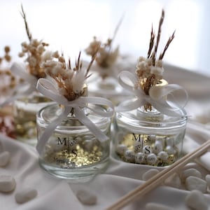 Personalized Wedding Diffuser Favors: Home Fragrance Gift for Guests