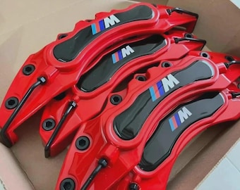 4x red brake caliper covers for bmw 1 2 3 4 5 6 7 series x1 x3 f g new