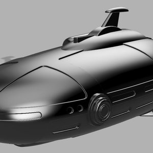 Aurora Starship STL File