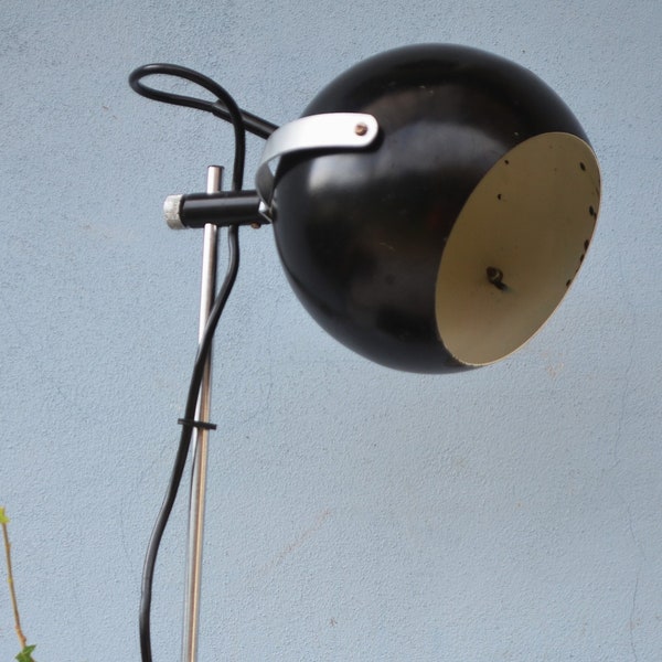 Mid Century Lamp Halo Leuchte Ball Eye - Space Age Black