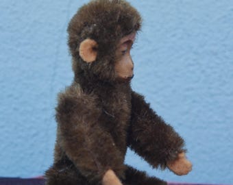 Circa 1950s Toy Mohair Mini Monkey Jointed Schuco Toy - Etsy