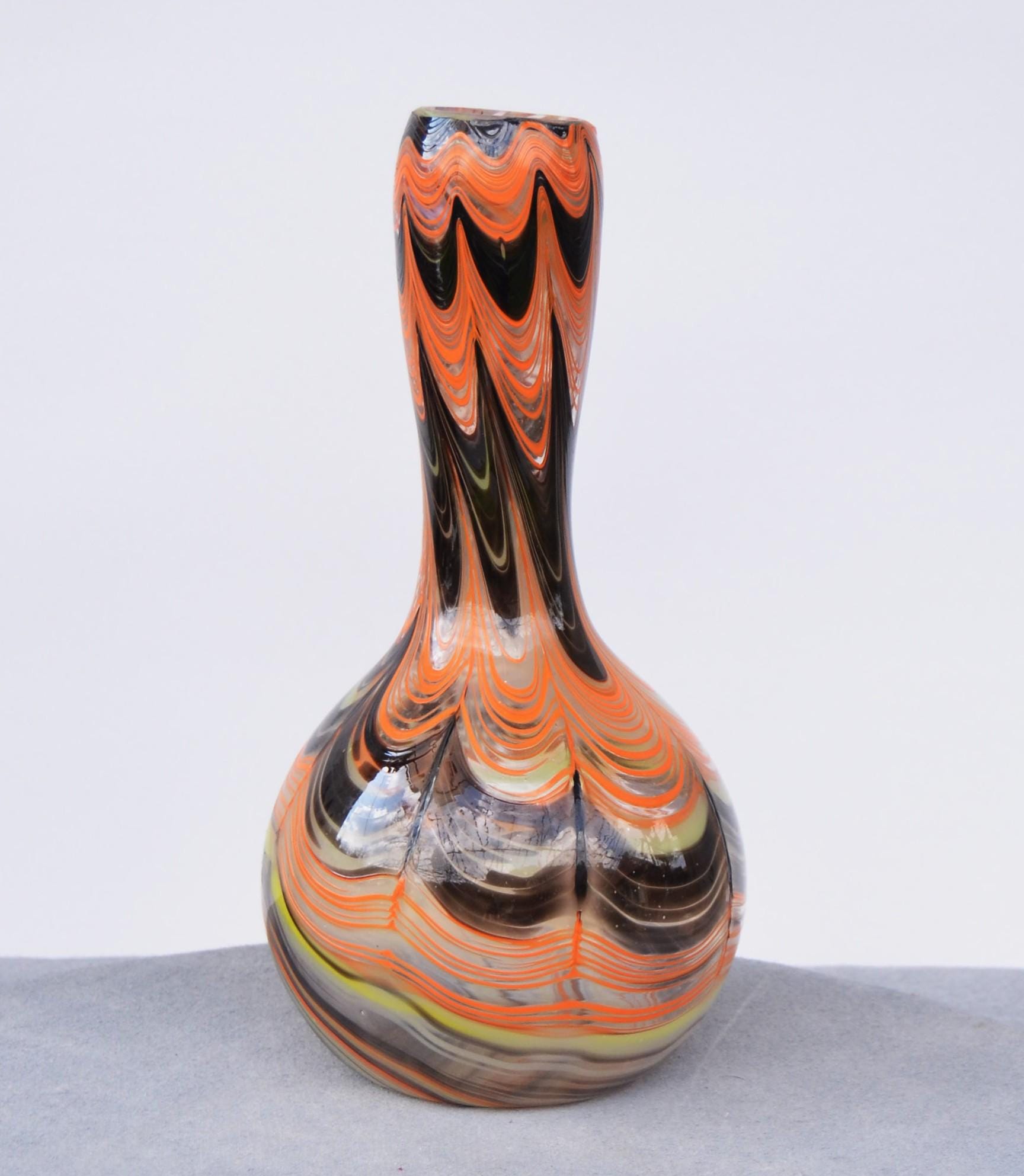 〇カルロモレッティ　花器③　Carlo Moretti Carlo moretti glass - Etsy 日本