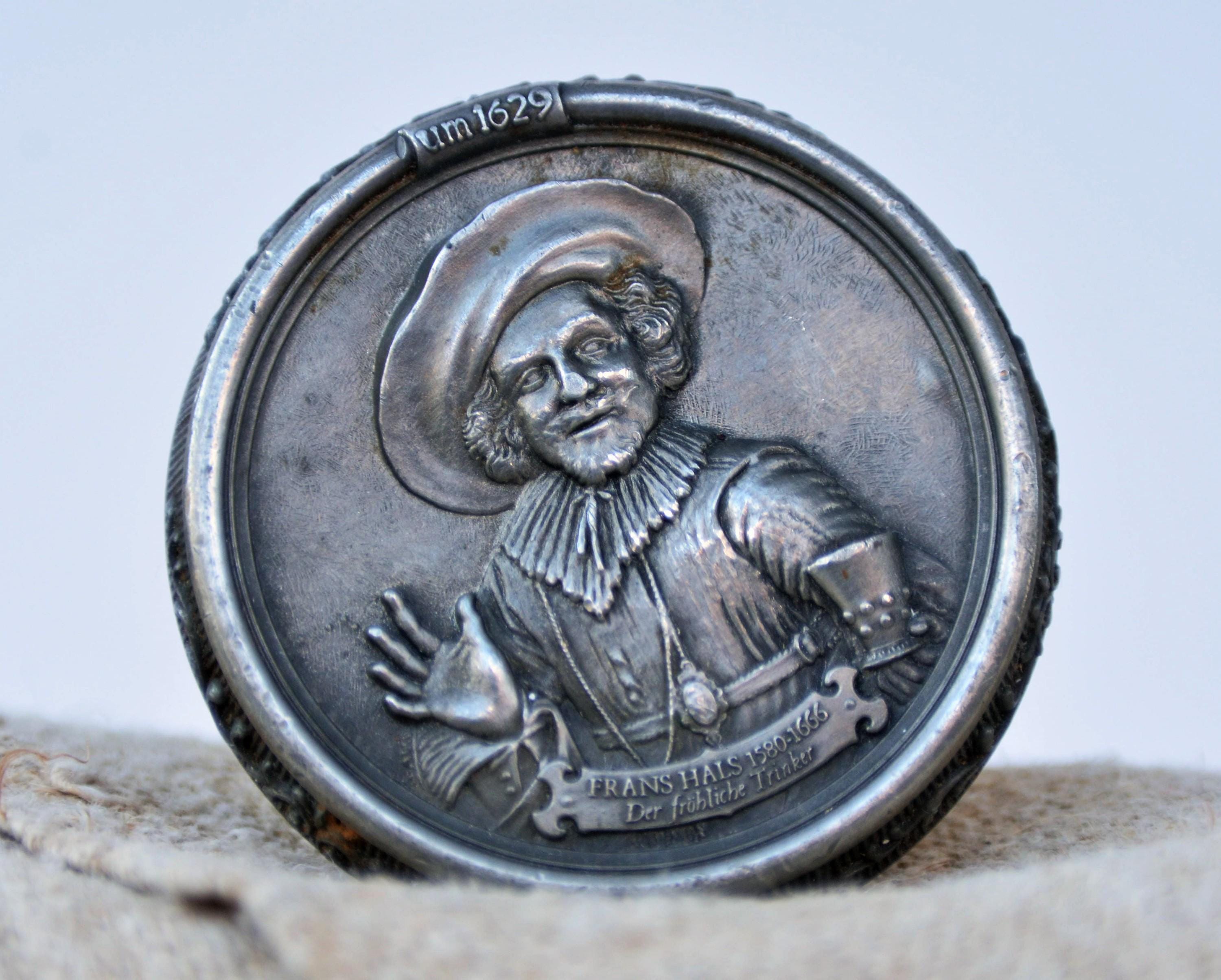 WMF Pewter Old Man Figurine Bottle Stopper Zinn Renowned Artist