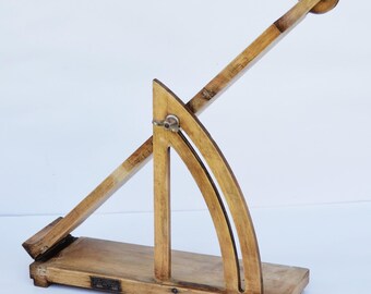 Mid Century Scholastic Scientific Instrument Inclined Plane with Angle Ruler