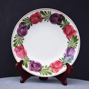 Ornamental Hungarian ceramic wall plate - Floral Theme Soup Dish Granit Hallmark