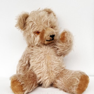ドイツ製Hermannヘルマンポエジーベア No.008/E モヘア約40cm Vintage Steiff Hermann Petz Teddy Bear Toy Mohair Jointed Plush - Etsy