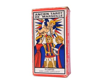 Vintage (1980) Ancien Tarot De Marseille by B. P. Grimaud