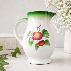 Art Deco Glazed Ceramic Milk Cacao Pitcher - Zell am Harmersbach