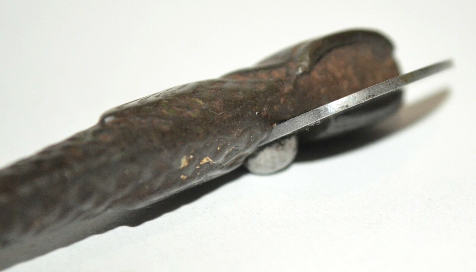 Old Cast Iron Fish Sardine Shaped Can Opener, Alter Dosenöffner Metall