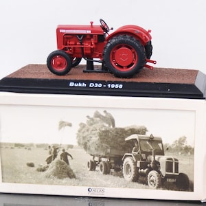 Ediciones Atlas - Tractor Bukh D30 - 1958 - 1:32 - En caja con soporte de exhibición