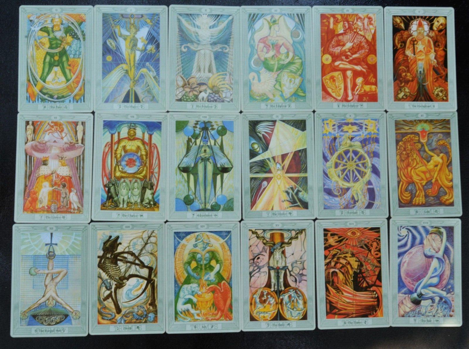 Tarot De Thoth - Aleister Crowley - Grand Format Vintage - TBE