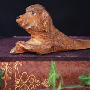 Vintage Animal Dog Wooden Door Stopper Ivan Obletter