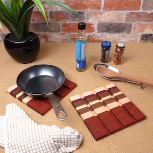 Wood Trivet / Trivets for Hot Dishes / Hot Pad / Bloodwood