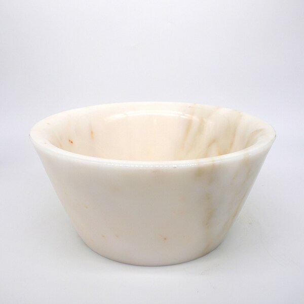 Mayfair Handmade Marble Bowl Washbasin, Opaque Marble Bathroom Sink, Powder Room, Cloakroom Washbasin