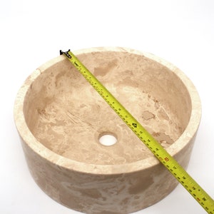 Countertop Basin, Marble Sink, Bolton Handmade Rustic Bowl Washbasin, Vessel Bathroom, Cloakroom Sink