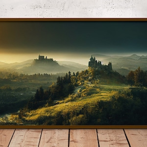 Fantasy Collection 8 | Zauberhafte Welt Wandkunst | Wald Fantasy Wanddeko | Wohnzimmer Wandkunst | Mystery Of Forest Poster Druck
