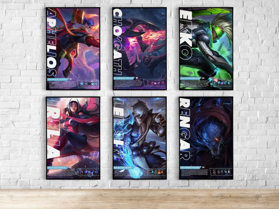 League of Legends Champions Poster