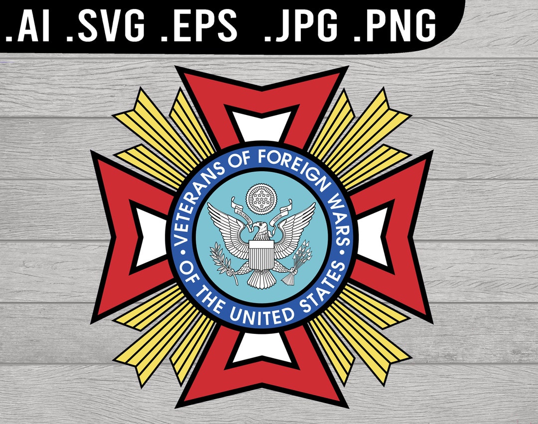 Vector File Vfw Insignia Logo Ai Svg Eps Included Etsy