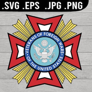 Vector File: VFW Insignia Logo (.AI .SVG .Eps Included!)