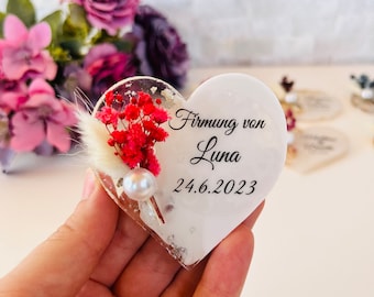 Personalized Epoxy Magnet Favor, Custom Epoxy Wedding Resin Gift, Engagement, Baby Shower, Nikkah, Ameen, Baptism, Walima, Dried flower