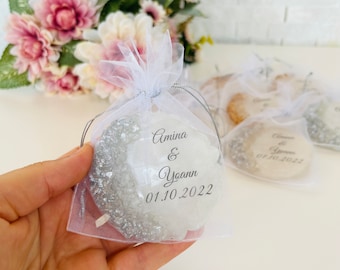 Personalized Epoxy Magnet Favor, Custom Epoxy Wedding Resin Gift, Engagement, Baby Shower, Nikkah, Ameen, Baptism, Walima