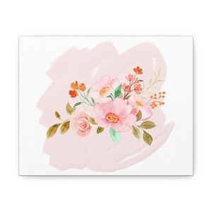 Canvas Gallery Wraps - Boho Floral Brushstrokes