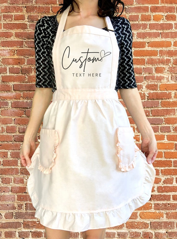 Frilly apron cheap