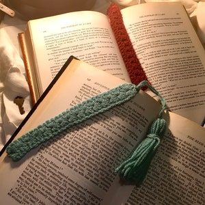 Crochet book mark | handmade | flower detail