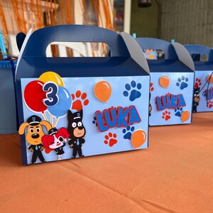 Sheriff Labrador Party Supplies / Sheriff Labrador Party Box favor