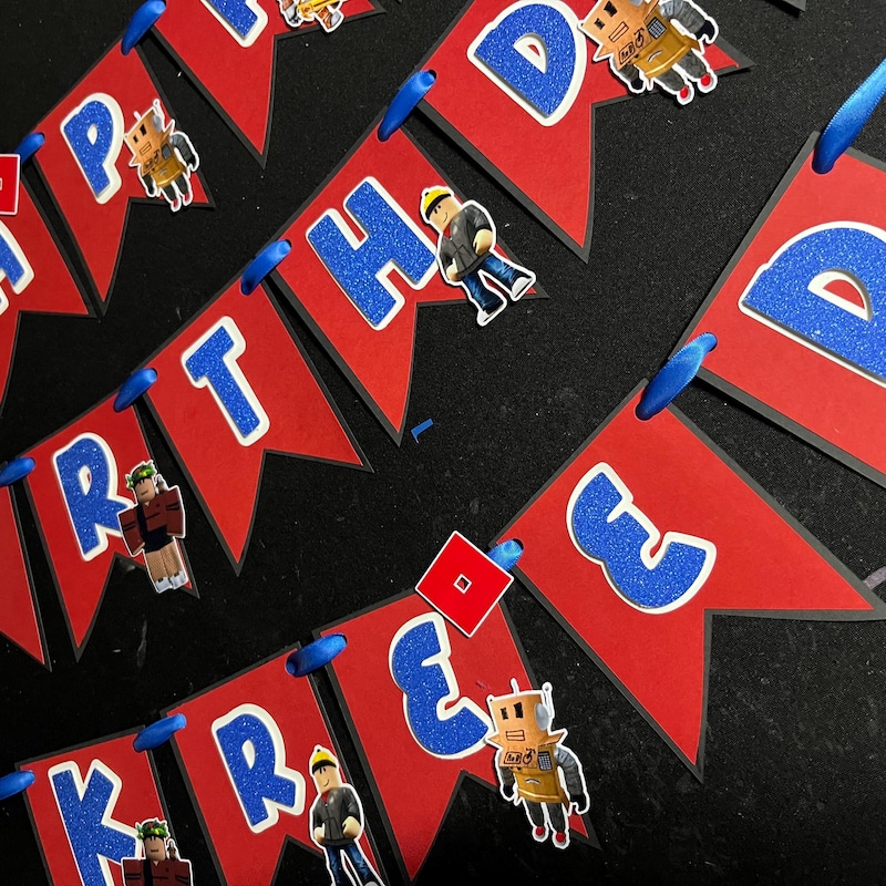 Roblox Party Supplies - Etsy