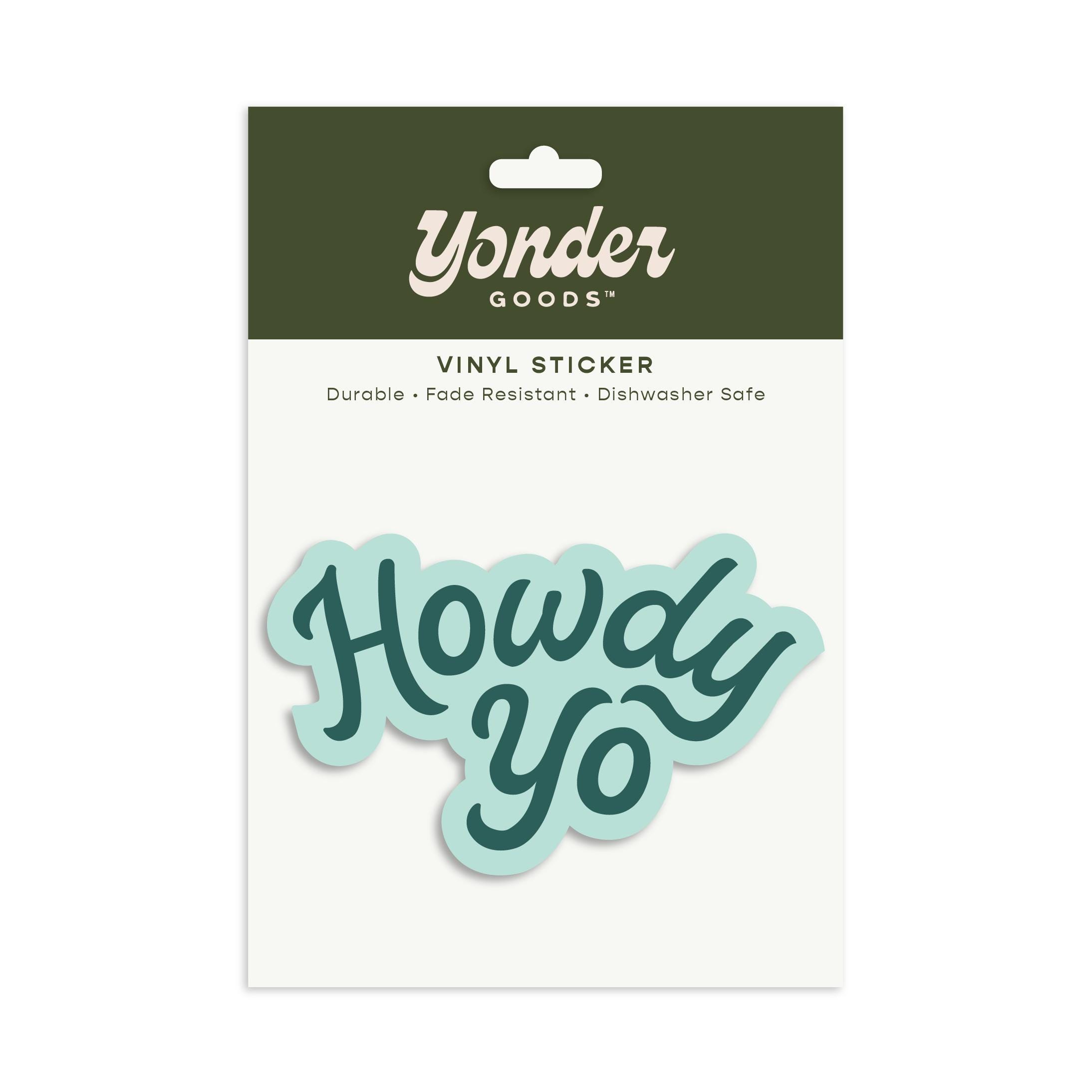 Howdyyyy Sticker Howdy Yo Sticker - Etsy