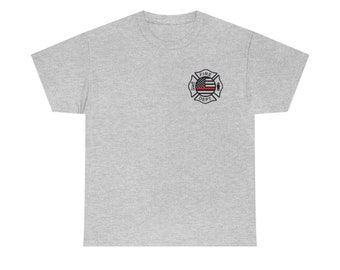 T-shirt sottile della linea rossa del pompiere, regalo del pompiere, regalo per la festa del papà per i vigili del fuoco, camicia dei vigili del fuoco