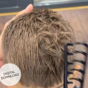 3D Printable Root Lifter Comb STL File, Volumizing Hair Styling (Digital Download)