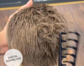 3D Printable Root Lifter Comb STL File, Volumizing Hair Styling (Digital Download)