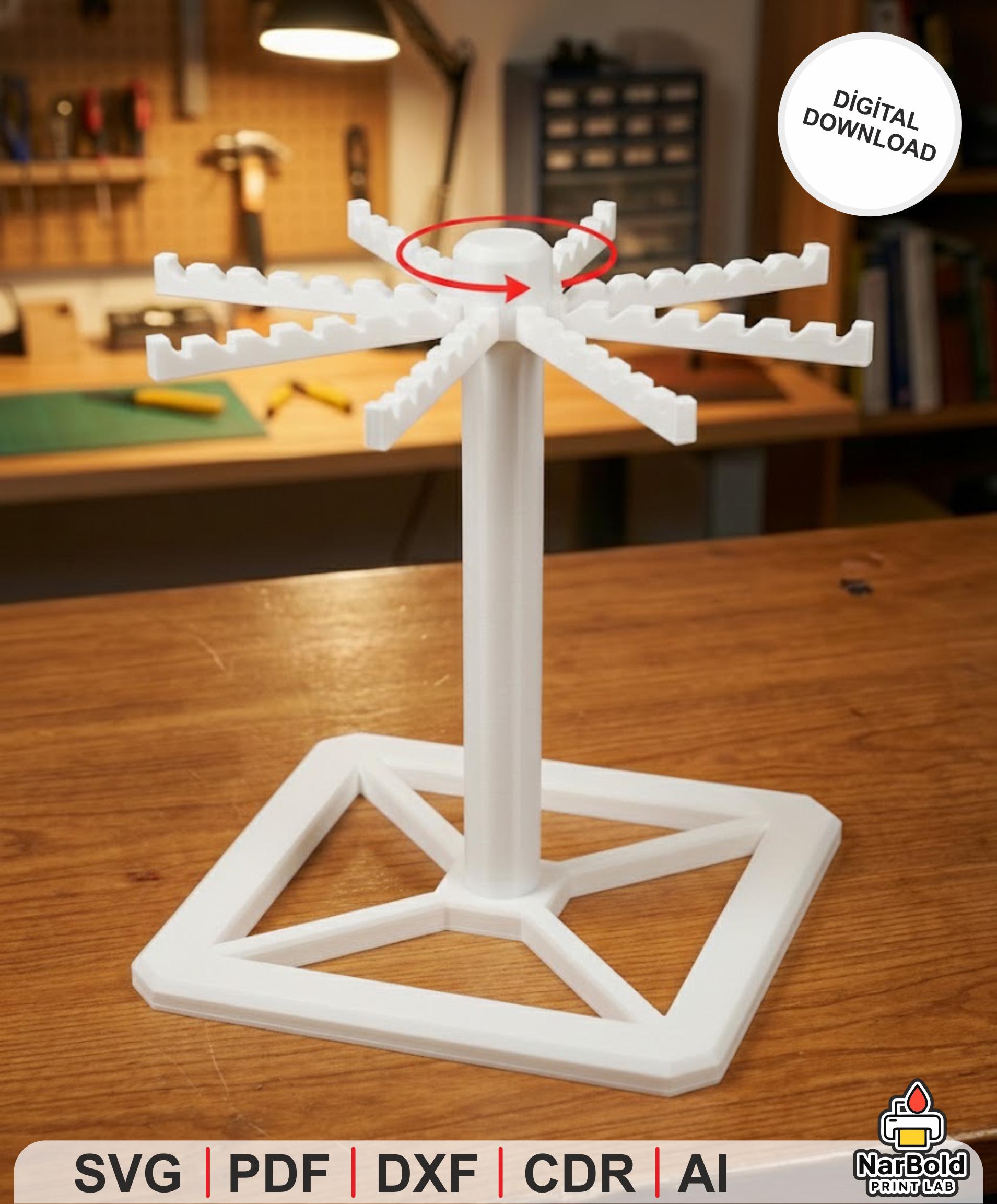 Keychain Display Stand STL 3MF | Jewelry & Accessories Organizer