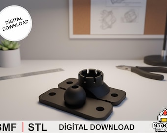 Door Stopper STL File, Door Holder Behind Door, 3D Print Door Stop, Wall Door Catch, Digital Download STL