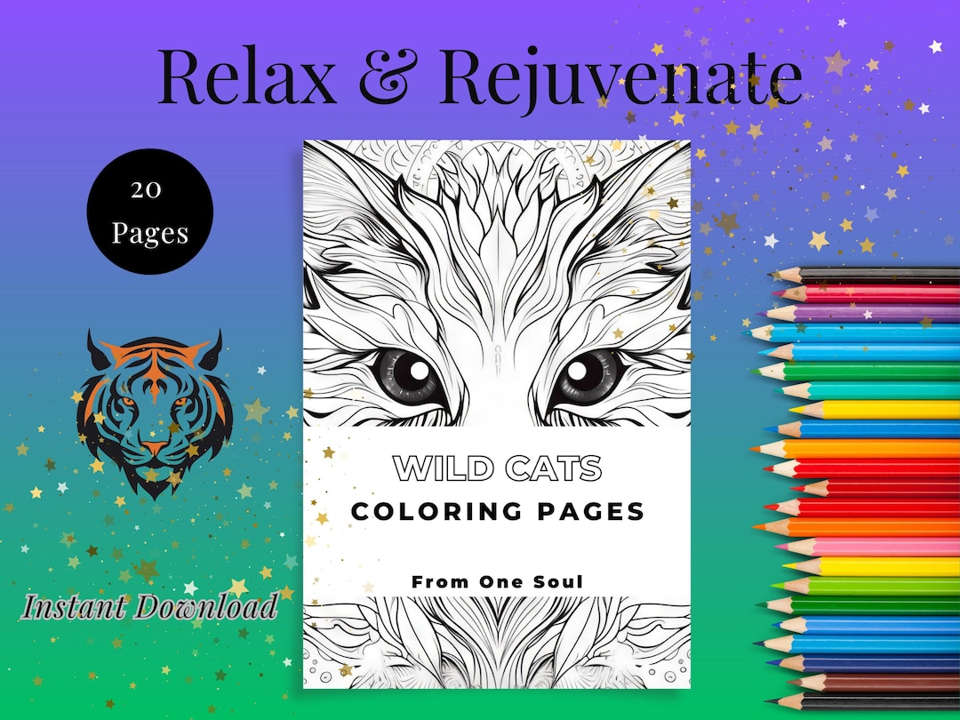 20 Printable Wild Cats Coloring Pages, High Quality Coloring Book ...