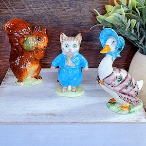 Vintage Beatrix Potter Figurines - Etsy