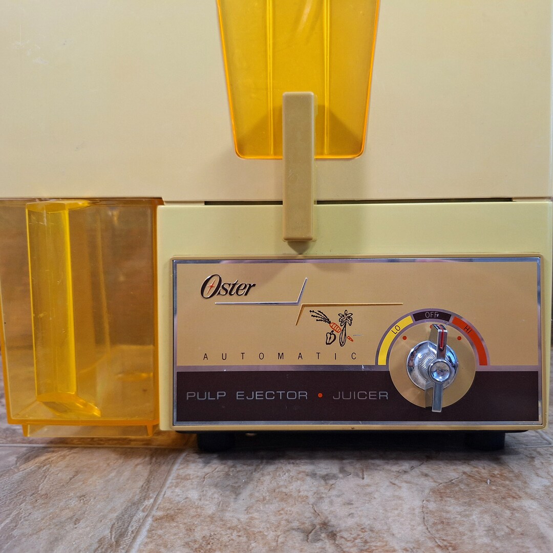 Vintage 1970s Small Kitchen Appliance MCM Whole Fruit Electric Juicer