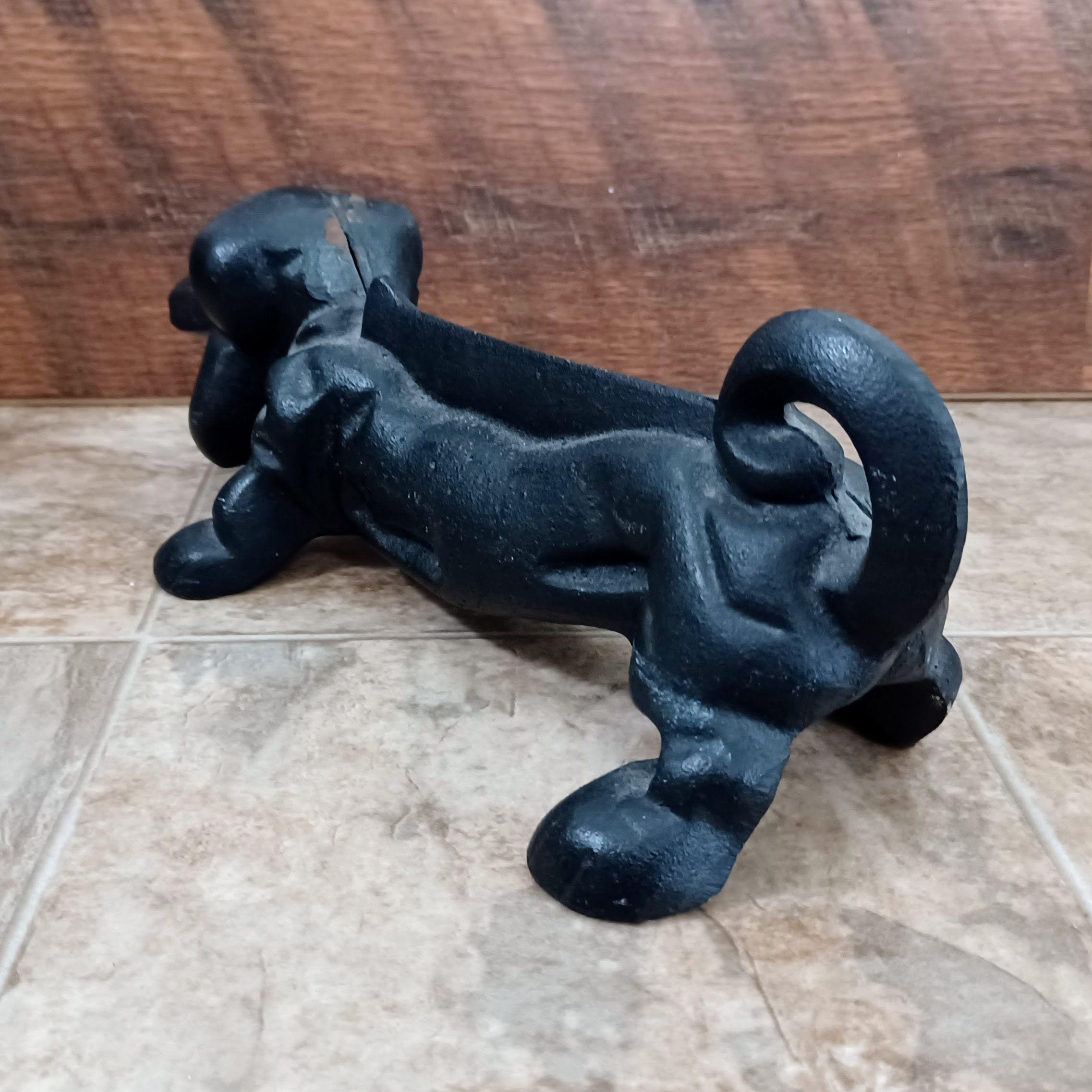 Vintage Cast Iron Dachshund Vintage Weiner Dog Doorstop and Etsy