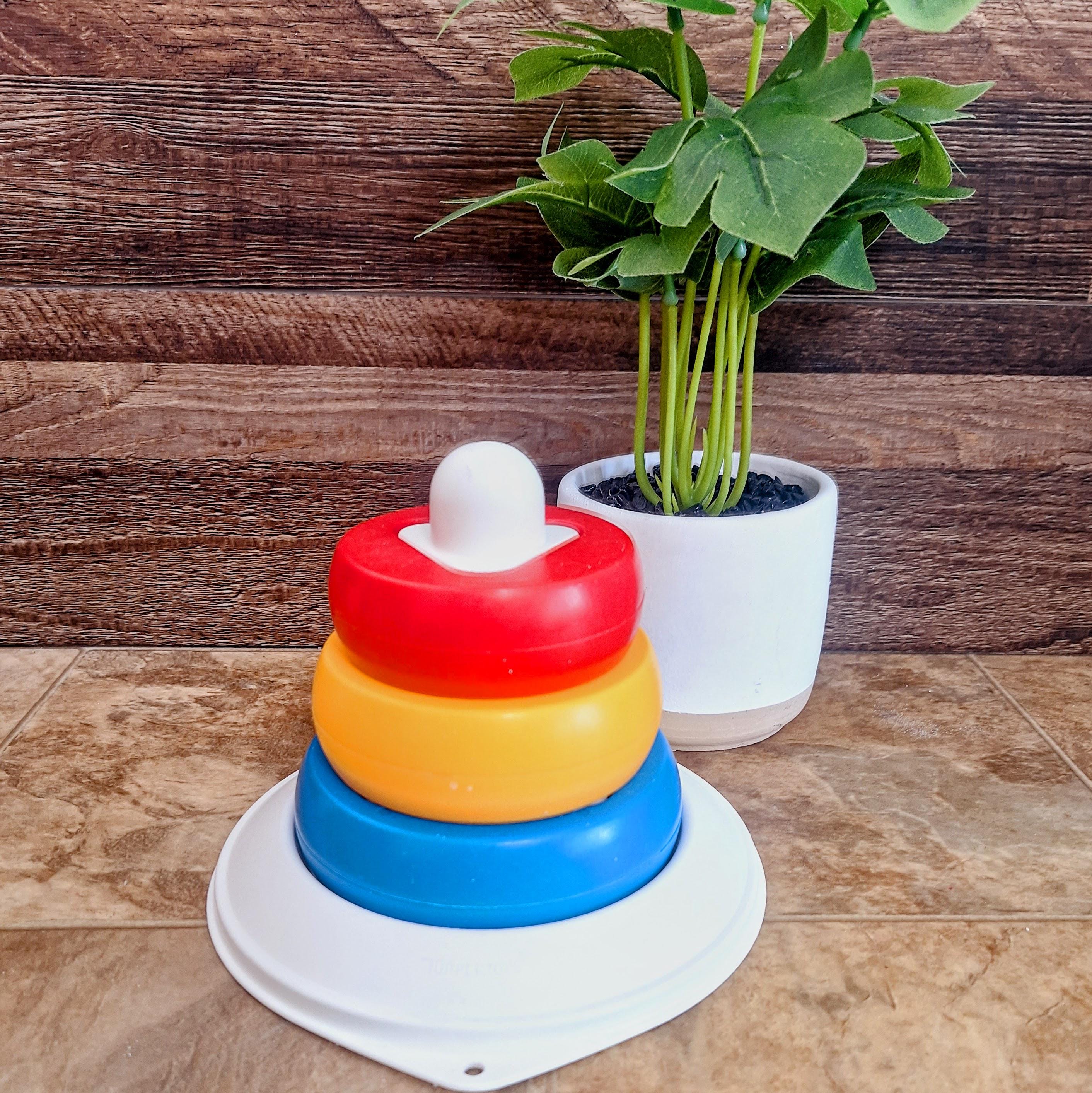 Tupperware Toy Rings Vintage Tupperware Toddler Stackable Rings Toy | Tupper Toys Shape ...