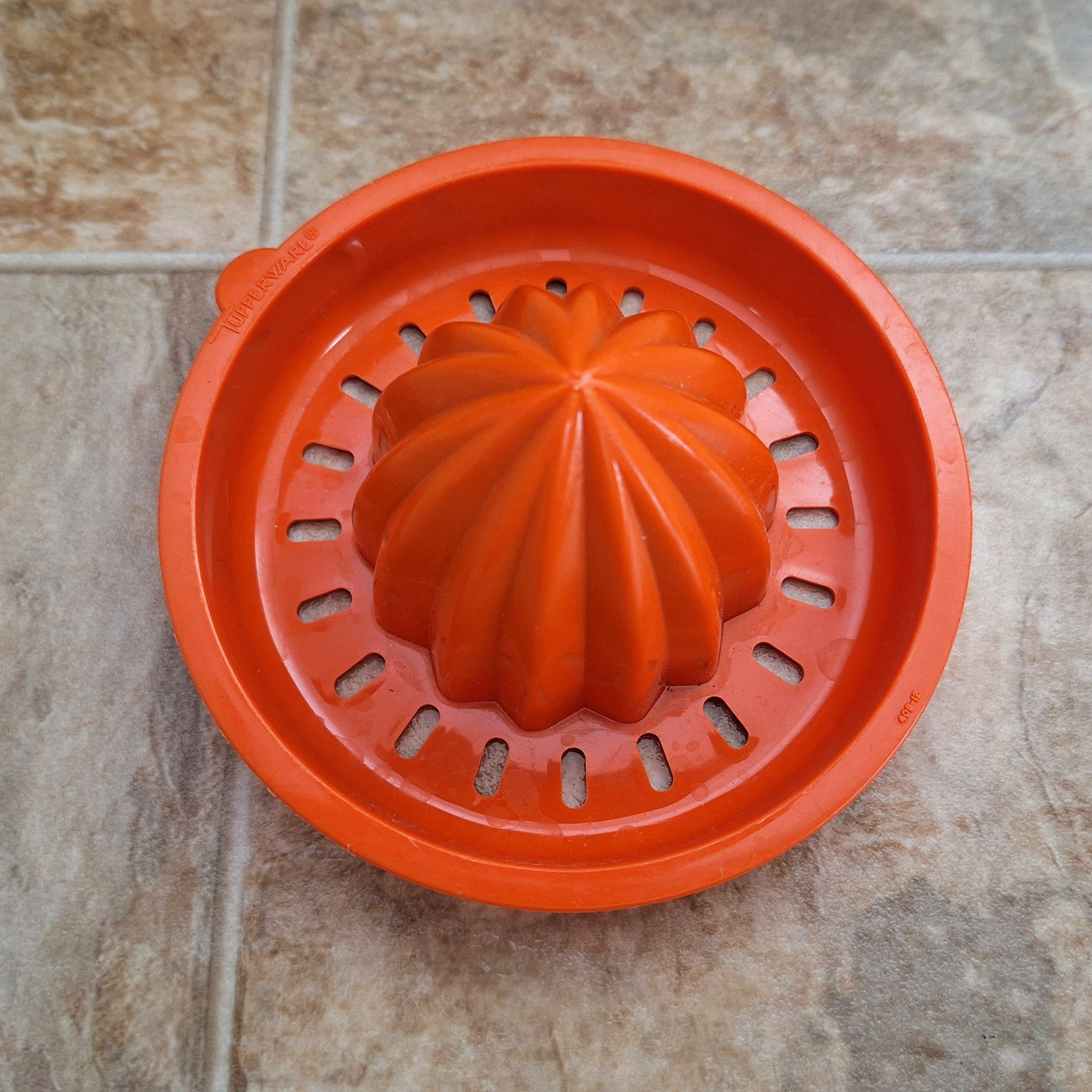 Couverts à Salade Tupperware Vintage Orange – Groovy 70s, Allemagne