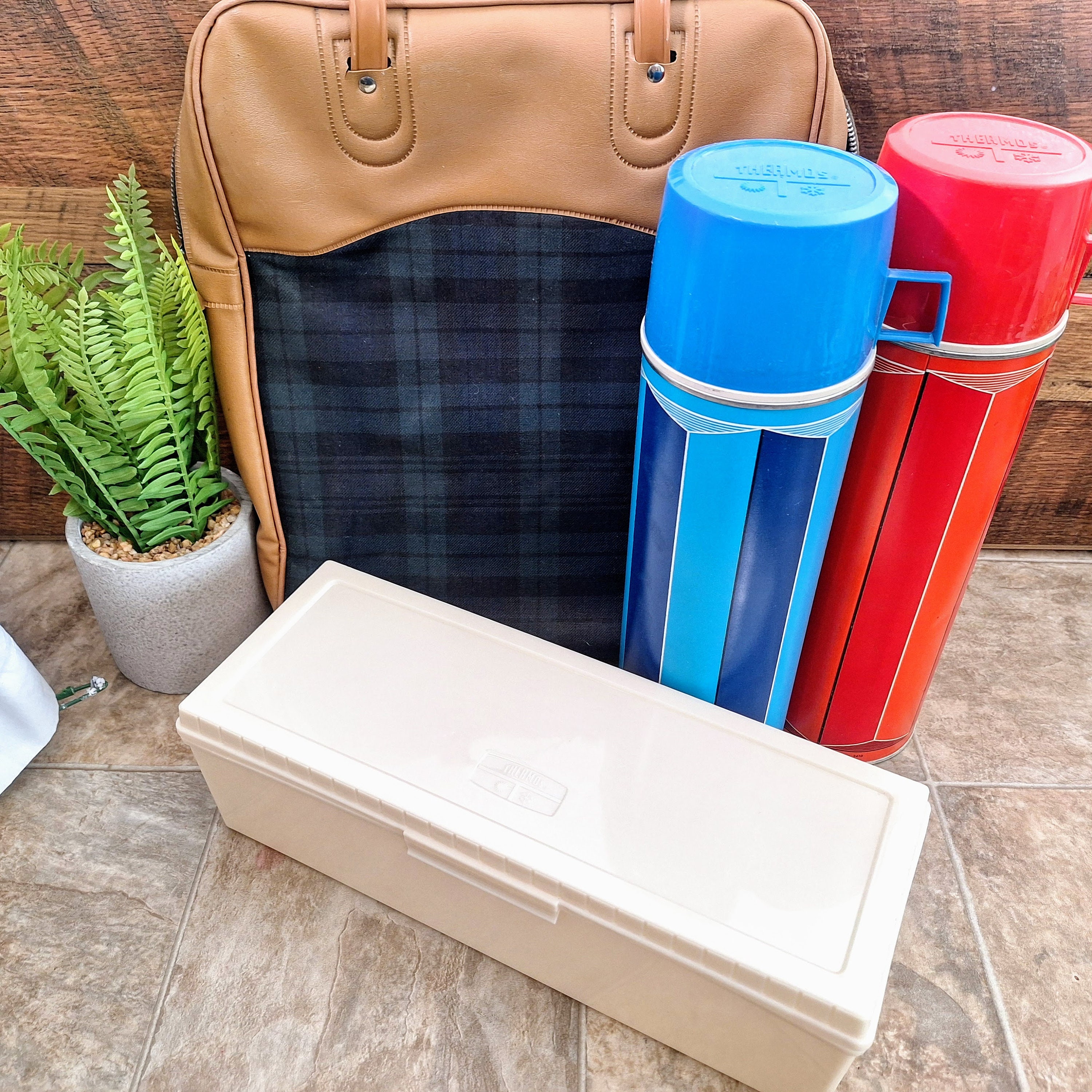 アウトドア 希少 【1970s USA vintage】THERMOS クーラーボックス