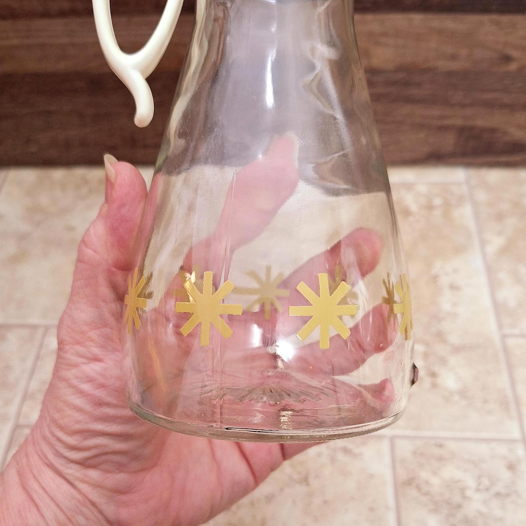 Syrup Atom Vintage Atomic Star Syrup Pitcher: MCM Log Cabin Carafe - Etsy