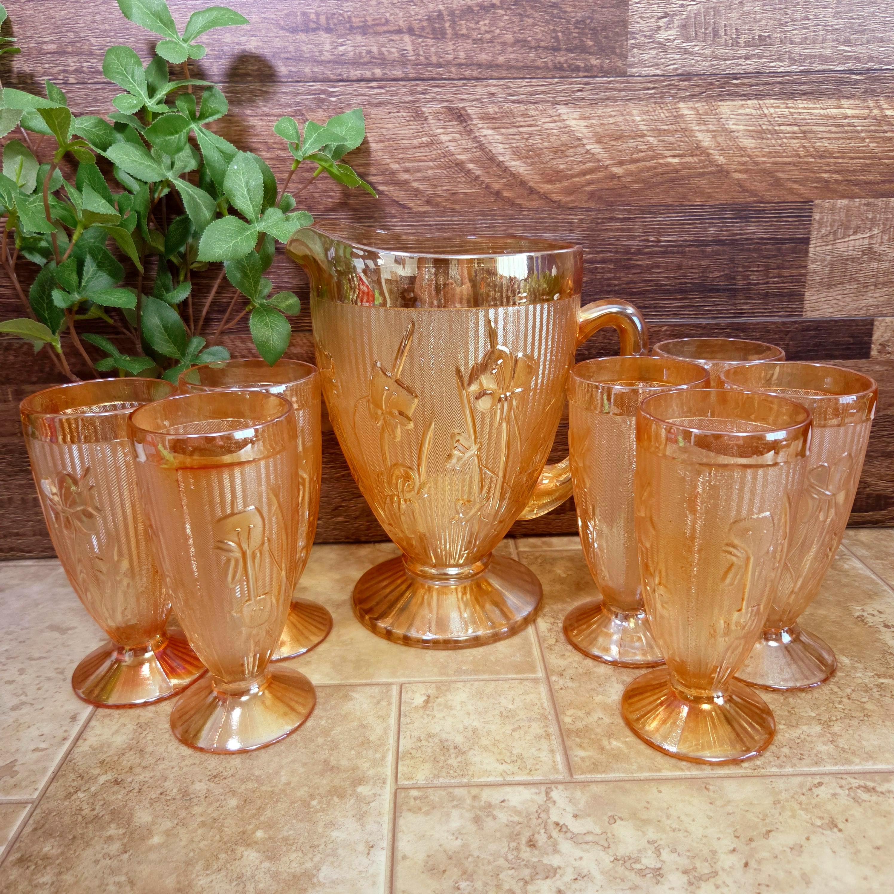 1950s Glasses and Pitchers Set - Etsy