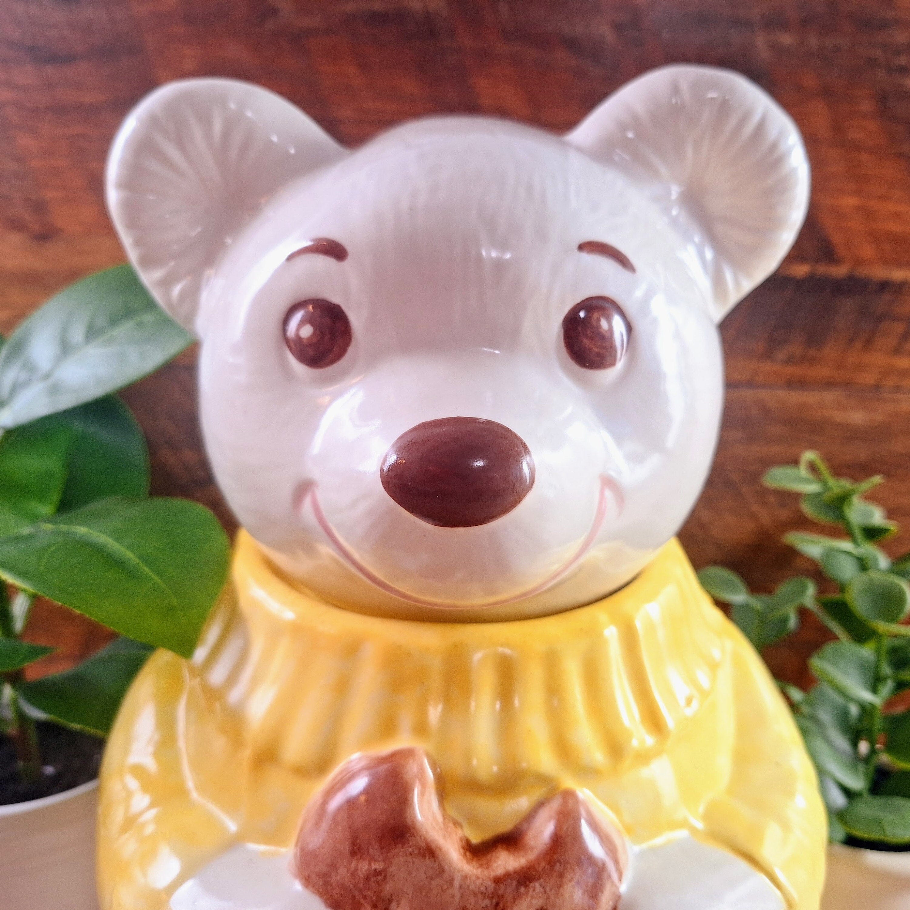 Vintage 1950s Teddy Bear Cookie Jar | Metlox Poppy Trail