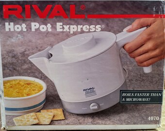 Vintage 1990s Rival Hot Pot Express 4070 Electric Kettle Tea Pot 