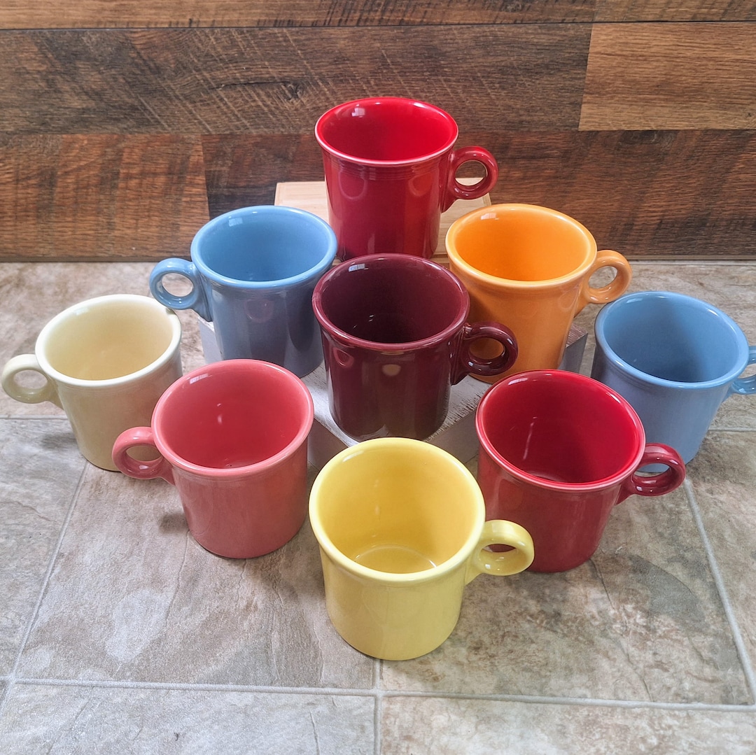 Vintage 1980s Fiestaware Mix and Match Set of 9 Bright Color Etsy