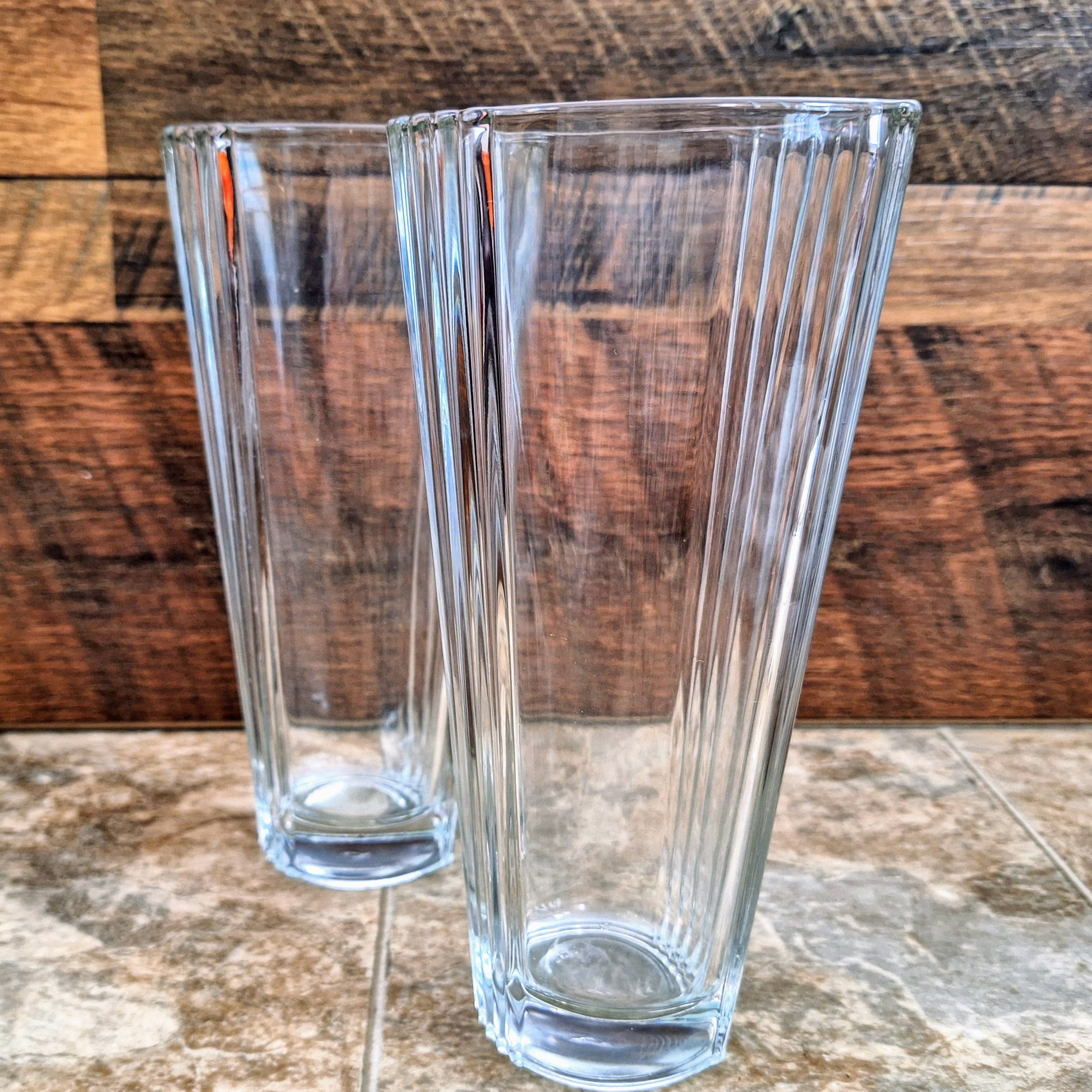 1980s Glass Vase - Etsy